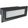 Nora 8 3/4"W Bronze Lensed Non-Dimmable LED Step/Brick Light
