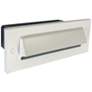 Nora 8 3/4"W White Shroud Non-Dimmable LED Step/Brick Light