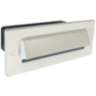 Nora 8 3/4" Wide White Shroud Dimmable LED Step/Brick Light