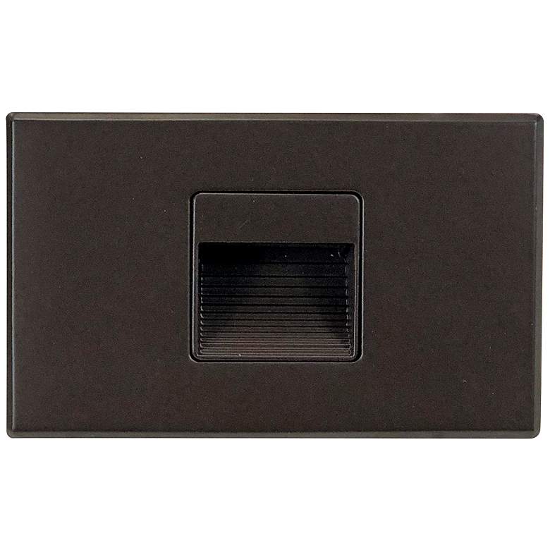 Image 1 Nora Ari 4 1/2" Wide Bronze Interchangeable LED Step Light