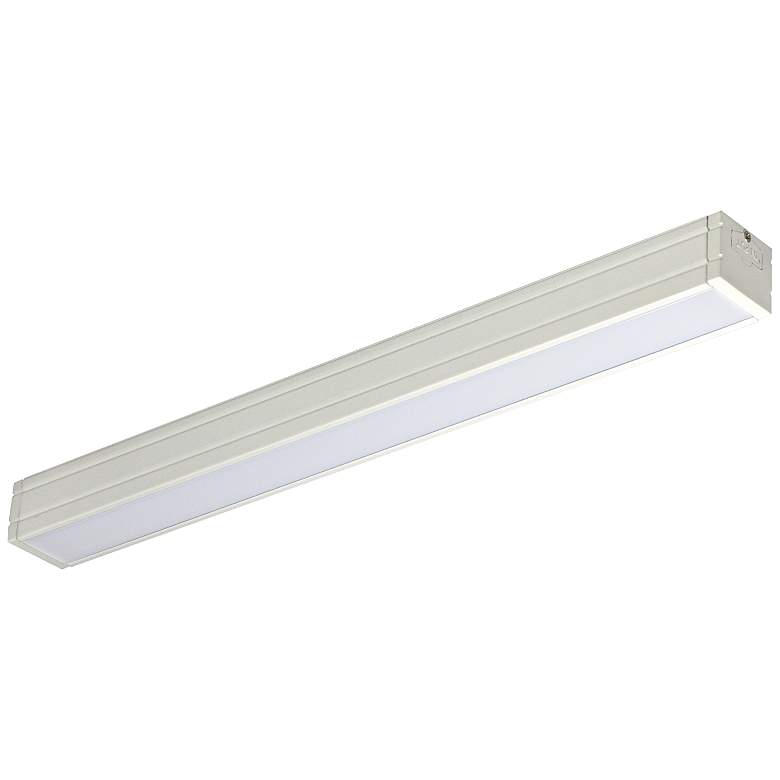 Image 1 Nora Bravo Frost 12.83" Wide White LED Under Cabinet Light