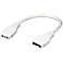 Nora Bravo Frost 12" White Jumper Cable