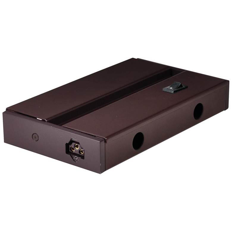 Image 1 Nora Bravo Frost 6.25 inch Wide Bronze Junction Box 