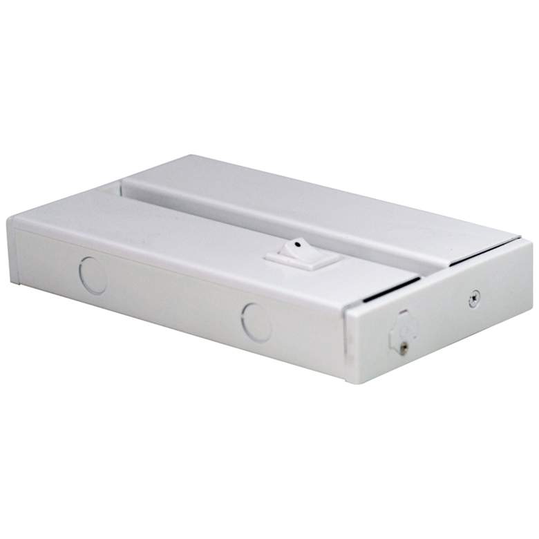 Image 1 Nora Bravo Frost 6.25" Wide White Junction Box