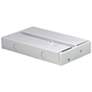 Nora Bravo Frost 6.25" Wide White Junction Box