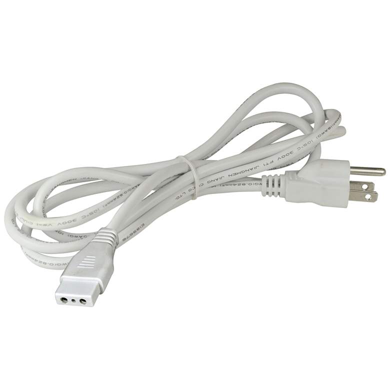Image 1 Nora Bravo Frost 72" White Cord and Plug Cable