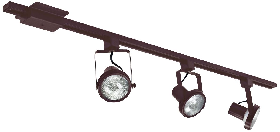 Image Nora Bronze Gimbal Ring 3-Light Track Kit