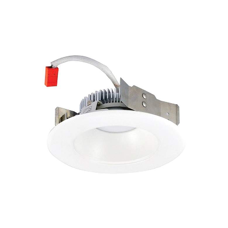 Image 1 Nora Cobalt 4 inch White LED Dedicated Shallow Reflector Trim