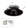 Nora Cobalt 6" Black 2000lm LED Round Remodel Recessed Kit