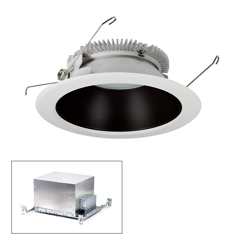 Image 1 Nora Cobalt 6 inch Black-White 1500lm LED Round IC Recessed Kit