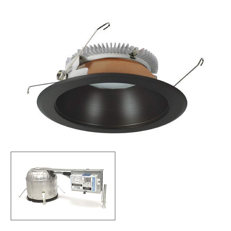 Image 1 Nora Cobalt 6" Bronze 1500lm LED Round Remodel Recessed Kit