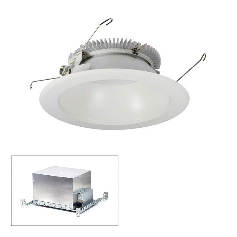 Image 1 Nora Cobalt 6 inch White 1500 Lumen LED Round IC Recessed Kit