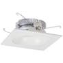 Nora Cobalt 6" White 1500lm LED Square-Round Reflector Trim