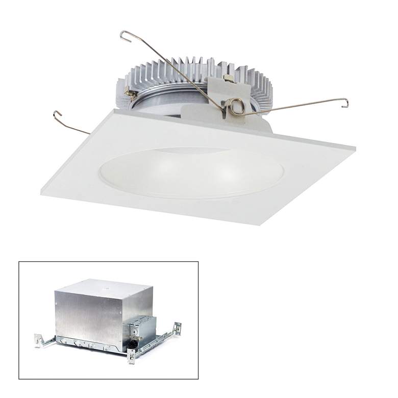 Image 1 Nora Cobalt 6" White 2000lm LED Square-Round IC Recessed Kit