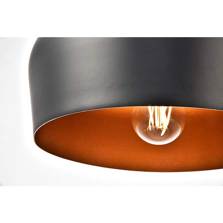 Image 4 Nora Collection Pendant D11.5In H9In Lt:1 Black Finish more views