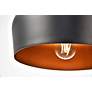 4_Nora Collection Pendant D11.5In H9In Lt:1 Black Finish more views