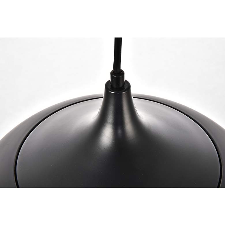 Image 6 Nora Collection Pendant D11.5In H9In Lt:1 Black Finish more views