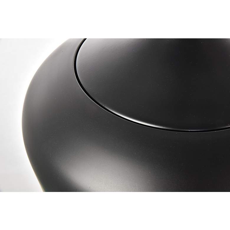 Image 7 Nora Collection Pendant D11.5In H9In Lt:1 Black Finish more views