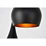 4_Nora Collection Pendant D14.5In H11.5In Lt:3 Black Finish more views