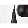 6_Nora Collection Pendant D14.5In H11.5In Lt:3 Black Finish more views