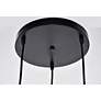 7_Nora Collection Pendant D14.5In H11.5In Lt:3 Black Finish more views