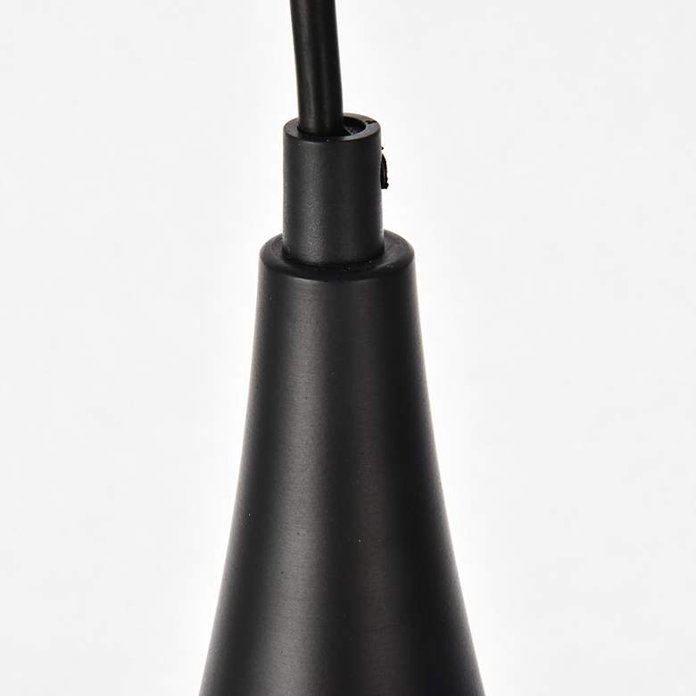 Image 5 Nora Collection Pendant D6In H11.5In Lt:1 Black Finish more views