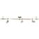 Nora Cyndi 3-Light Nickel 8W 2700K LED Monorail Track Kit