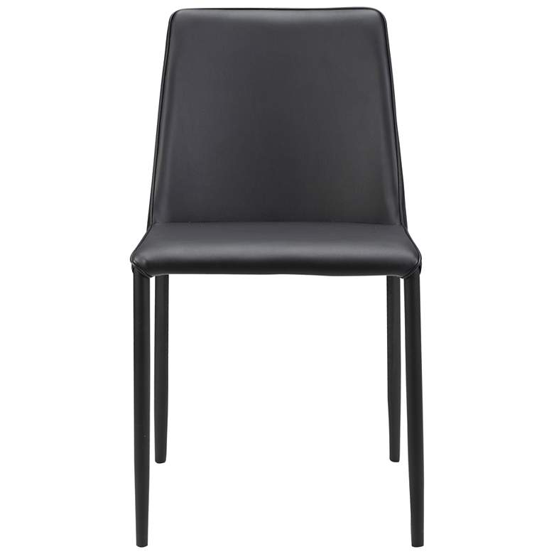 Image 4 Nora Dining Chair Black Vegan Leather - Set Of Two more views