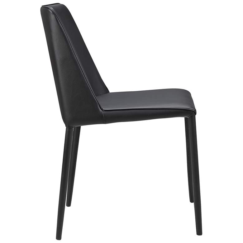 Image 6 Nora Dining Chair Black Vegan Leather - Set Of Two more views