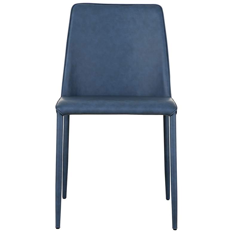 Image 4 Nora Dining Chair Ocean Cavern Grey Vegan Leather - Set Of Two more views