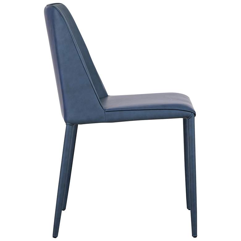 Image 6 Nora Dining Chair Ocean Cavern Grey Vegan Leather - Set Of Two more views
