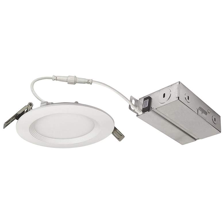 Image 1 Nora E-Series Flin 4 inch White Tunable CCT LED Recessed Downlight