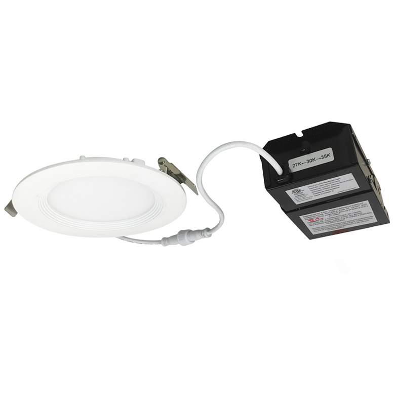 Image 1 Nora E-Series Flin 4" White Tunable LED Recessed Downlight