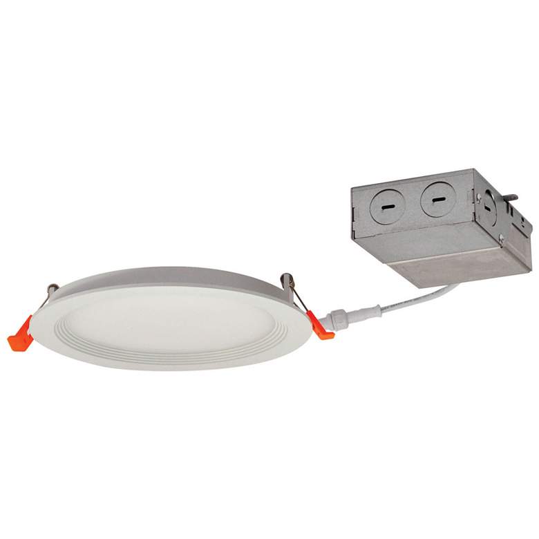 Image 1 Nora Flin 6" Round White IC 1450Lm LED Recessed Downlight