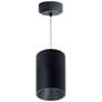 Nora iLENE 5" Black Cable Mount LED Track-Style Mini Pendant