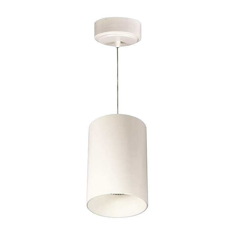 Image 1 Nora iLENE 5" White Cable Mount LED Track-Style Mini Pendant