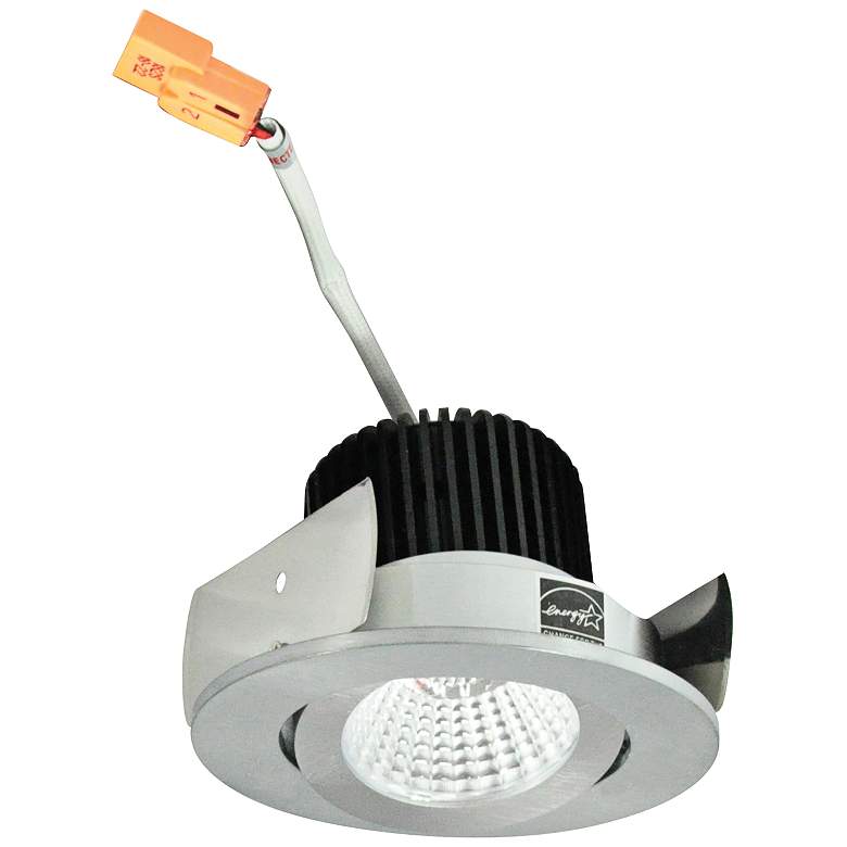 Image 1 Nora Iolite 2" Natural Metal Round Gimbal LED Retrofit Trim