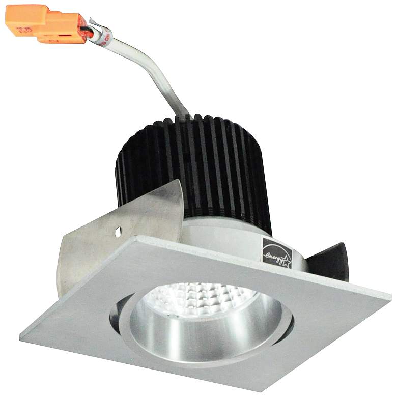 Image 1 Nora Iolite 2" Natural Metal Square Cone LED Retrofit Trim
