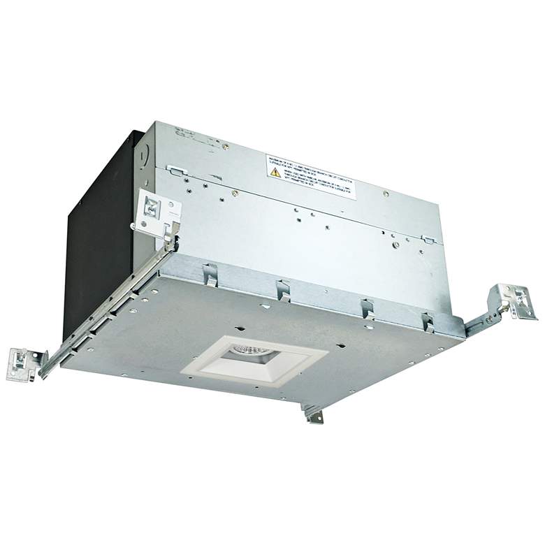 Image 1 Nora Iolite 4" White 1-Head 800 Lumen LED Fixed Recessed Kit