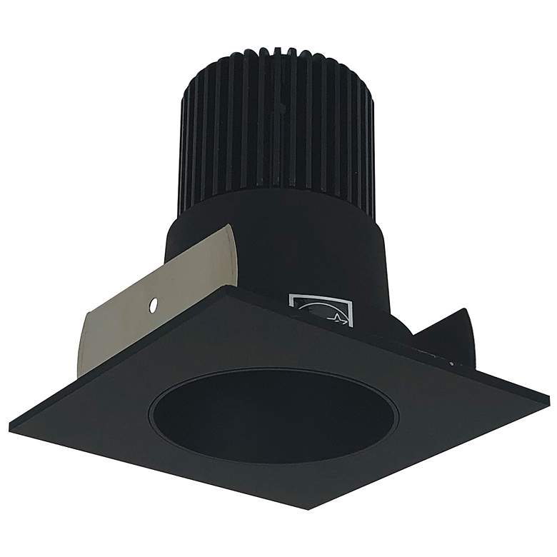 Image 1 Nora Iolite HL 2" Black LED Square-Round Reflector Trim