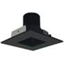 Nora Iolite HL 4" Black LED Square-Square Reflector Trim