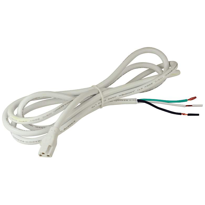 Image 1 Nora Lighting NUA LED White 72 inch Hardwire Connector