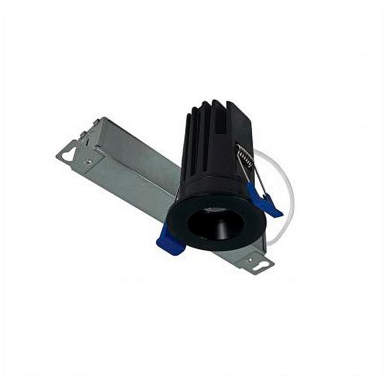 Image 1 Nora M1+ 1" Black Round 3000K LED Recessed Downlight