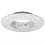Nora M2 2" Matte White Trimless Mud Plate for Recessed Light