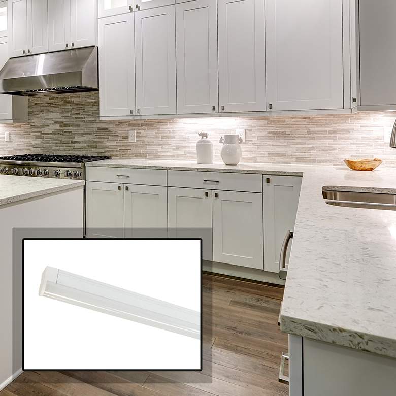 Image 1 Nora NULS-LED 11 inch White Linear Under Cabinet Light
