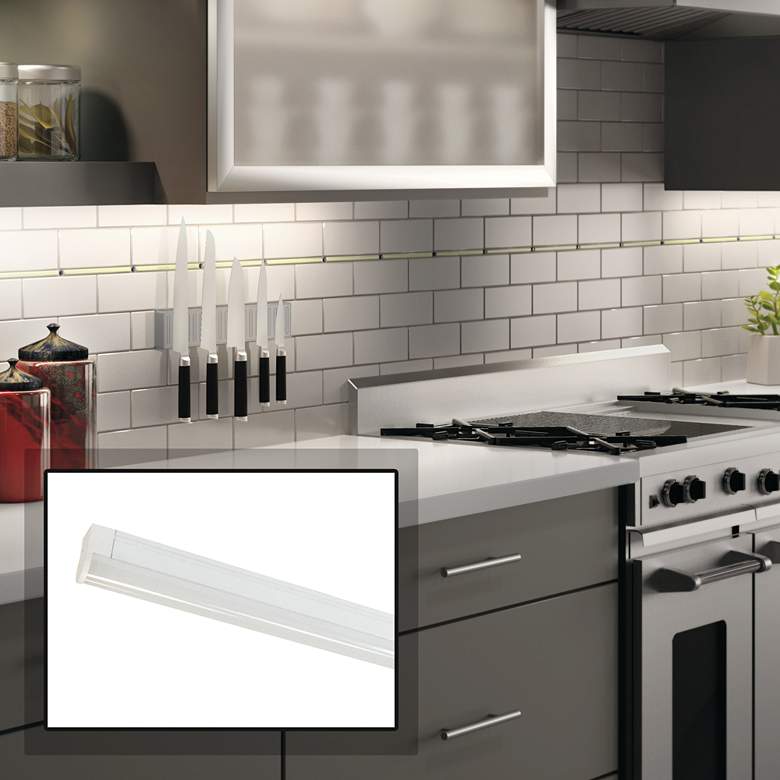 Image 1 Nora NULS-LED 21" White Linear Under Cabinet Light