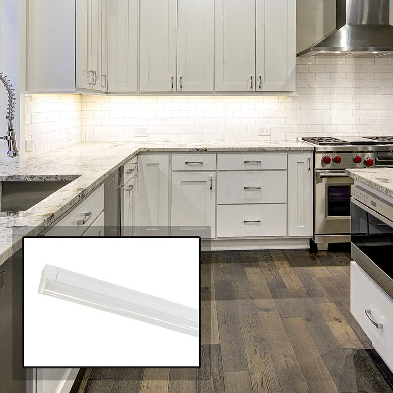 Image 1 Nora NULS-LED 33" White Linear Under Cabinet Light