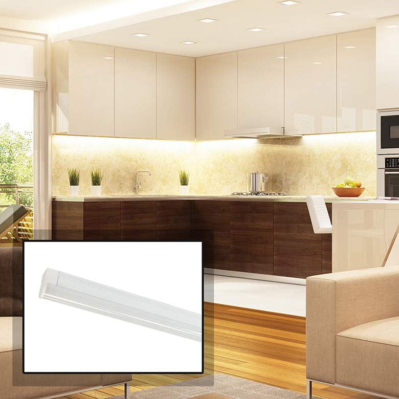 Image 1 Nora NULS-LED 45 inch White Linear Under Cabinet Light