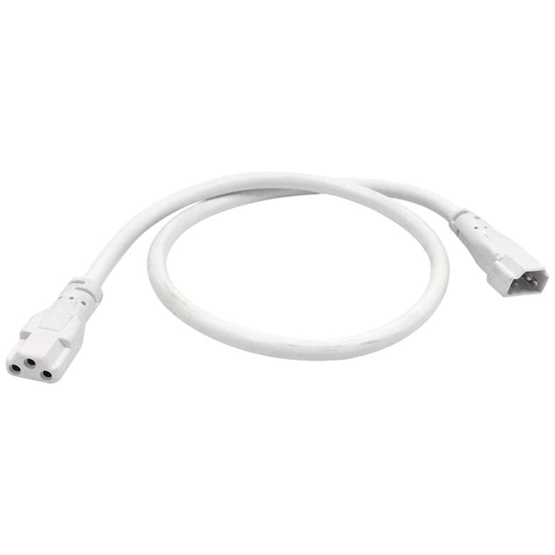 Image 1 Nora NULSA 12 inch White Jumper Cable for NULS-LED Series