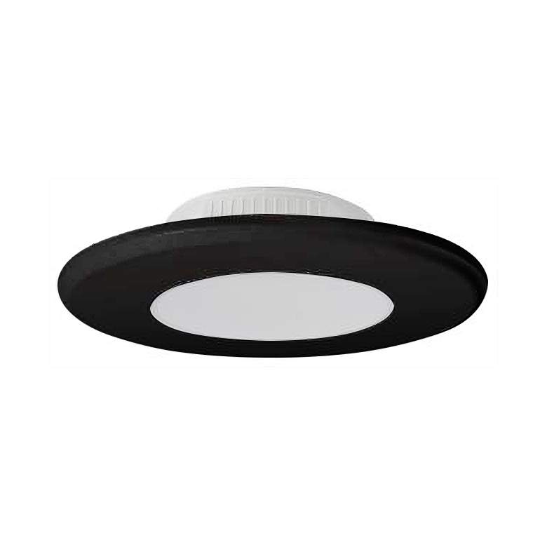 Image 1 Nora Ultra Slim 4 inch Black LED Recessed Trim